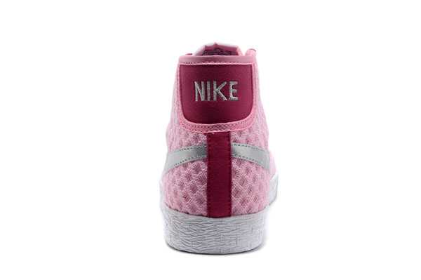 nike blazer high classic 2013 net high pink gray vendre
